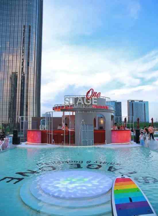 西安桑拿放松的好地方，空中海滩露台bar— STAGE ONE露台酒吧插图